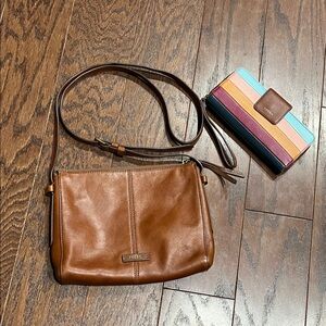Fossil Crossbody Purse with Wallet